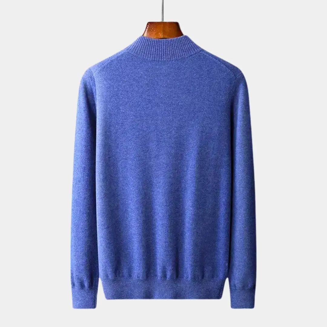 Hernn sweater Merino Halbzip Pullover – Hochwertiger Komfort & Stil