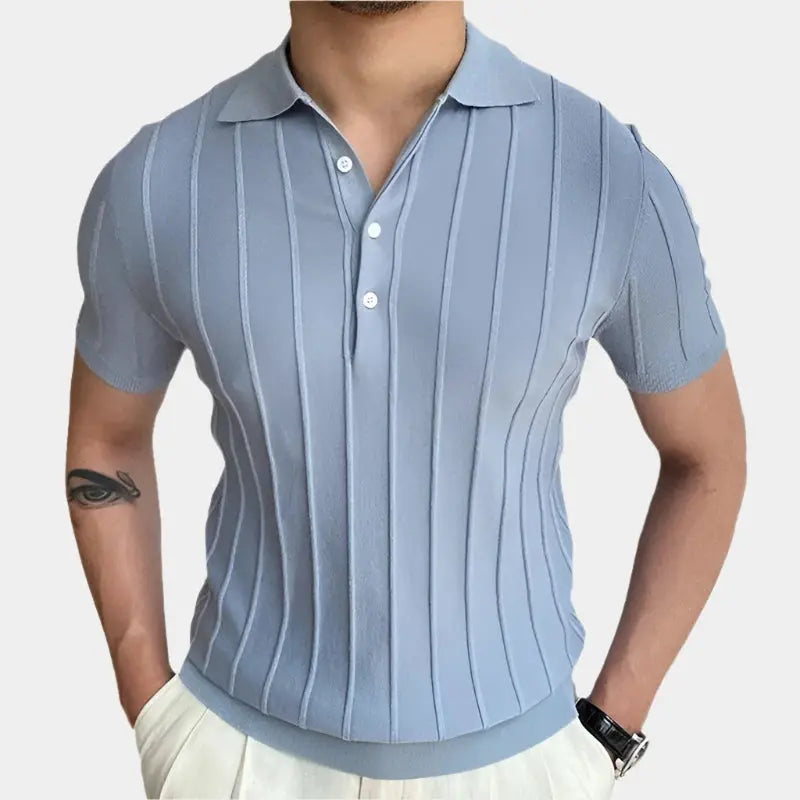 Hernn polo Strick-Polo-Shirt für Herren – Stilvoll, Bequem & Vielseitig