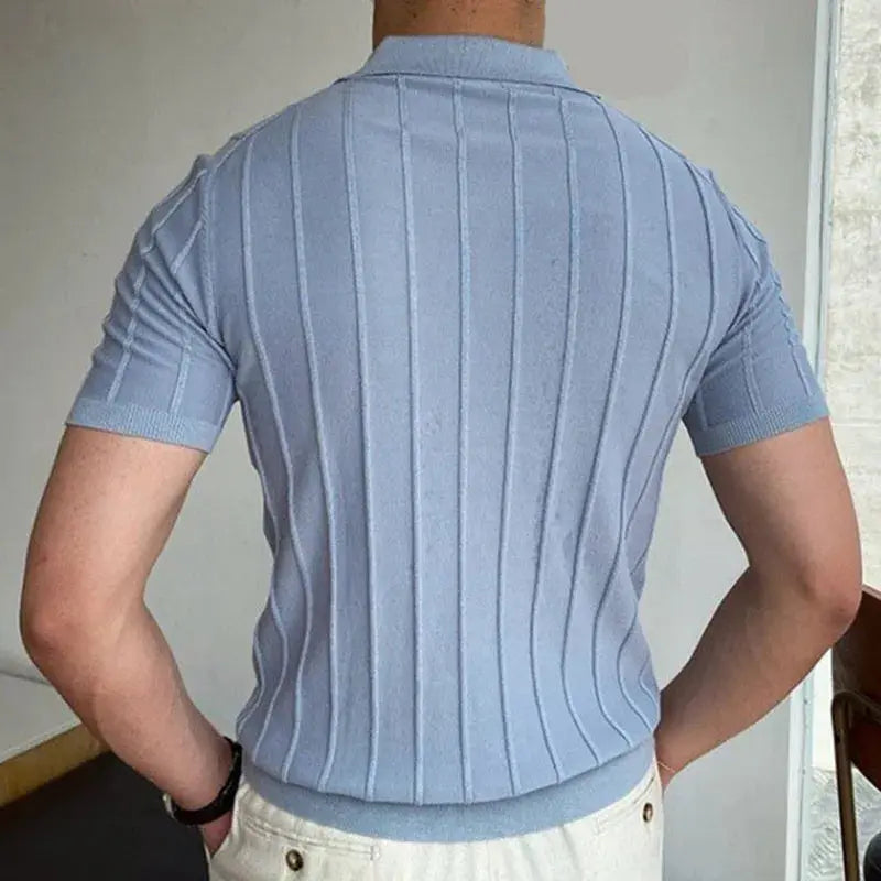 Hernn polo Strick-Polo-Shirt für Herren – Stilvoll, Bequem & Vielseitig