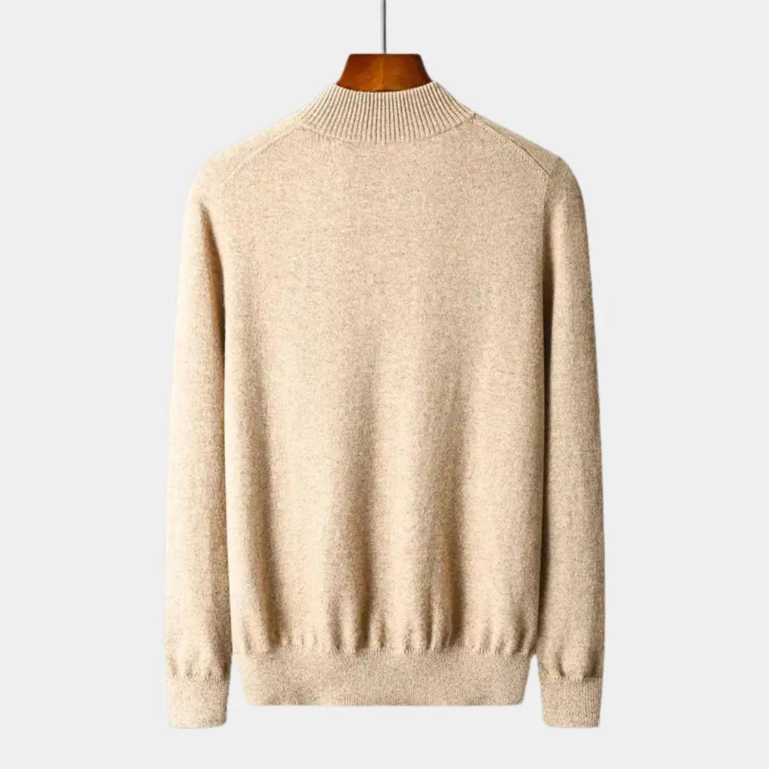 Hernn sweater Merino Halbzip Pullover – Hochwertiger Komfort & Stil