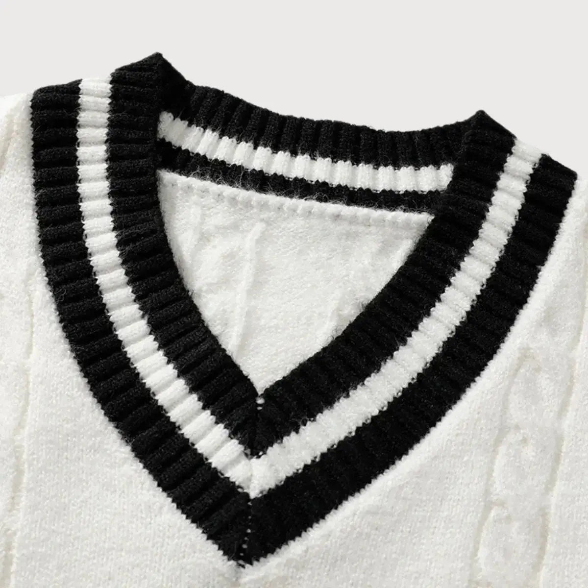 Hernn sweater Minimalistischer V-Ausschnitt Pullover für zeitlosen Stil