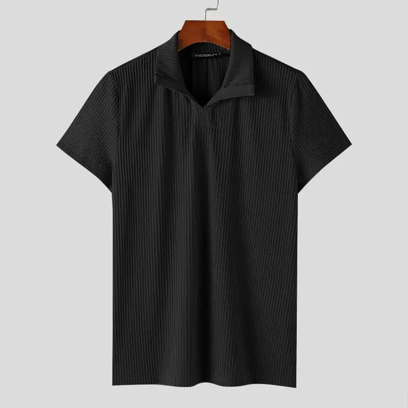 Hernn t-shirt Minimalistisches Strick-T-Shirt – Stilvoll und Bequem Nicht auf Lager